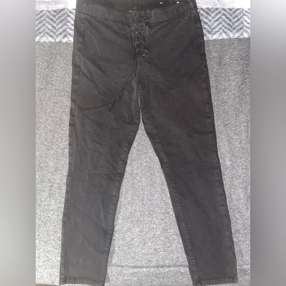 Black High-Rise Skinny Jeans | American Eagle